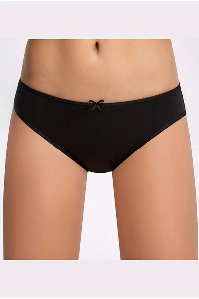 İLKE İÇ GİYİM Lycra Bow Women's Bikini Panties 10 Pieces