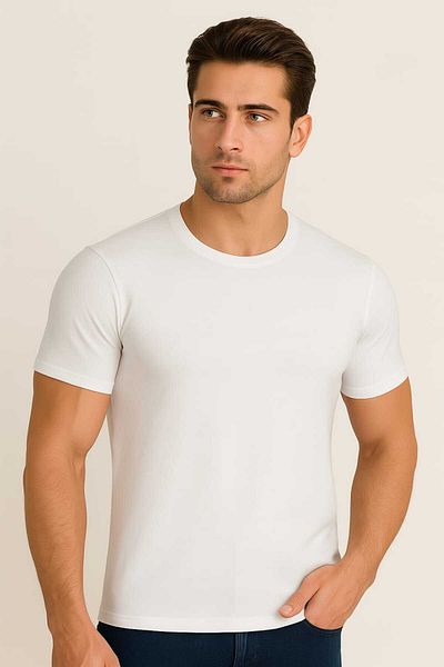 Humaone Ανδρικό μπλουζάκι με λαιμόκοψη Modal Singlet