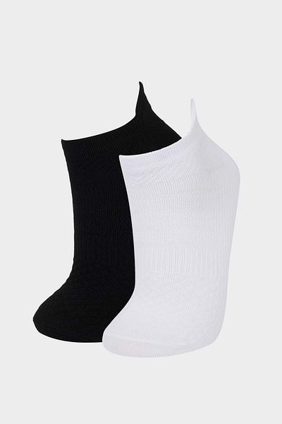 DeFacto Women's 2-Pack Short Sports Socks F5611Axns