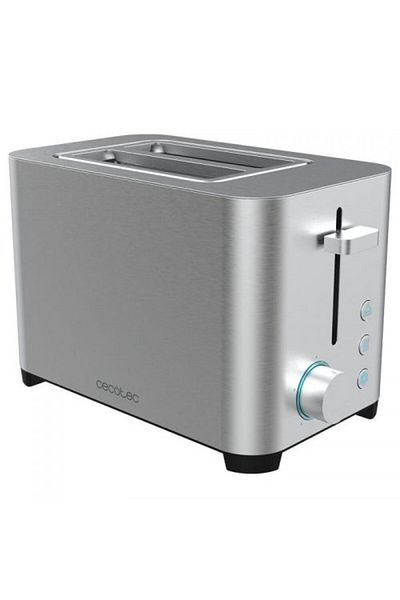 CECOTEC Prăjitor de pâine 08011, 850 W, 2 felii, oțel inoxidabil