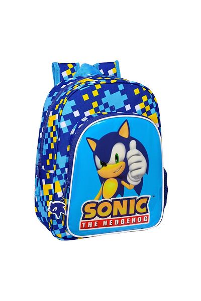 Sonic Ghiozdan școlar, Sonic, 26 x 34 x 11 cm, Albastru