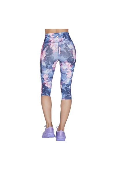 SKECHERS Colanți Capri cu talie înaltă, roz de vară, Go Walk, colanți pentru femei