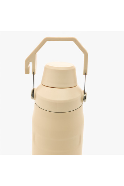 Lifestyle Solid Double Wall Stainless Steel Vaccum Bottle with Handle - 750 ml