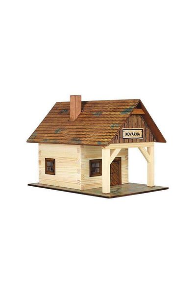 Walachia Wooden Architecture Construction Set, Walachia W08, 86 Pieces