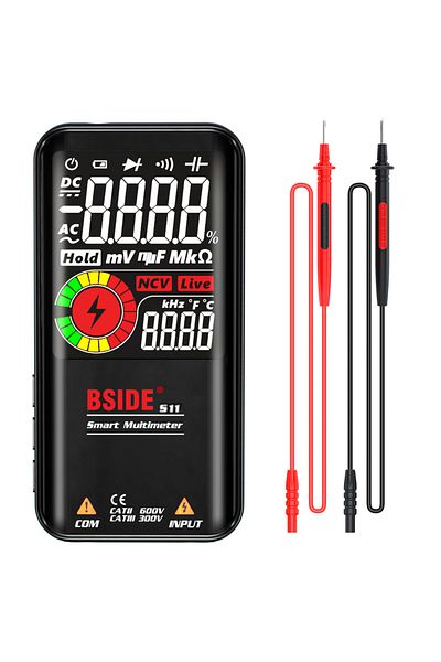 CLAUSTEEL BSIDE Multifunctional Digital Multimeter, LIVE Wire Detection Measurement Functions