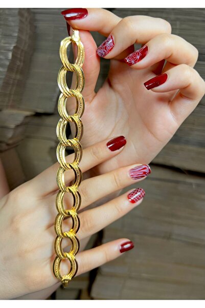 11.20 Gr (GRAM) İki Halkalı Oval Samanyolu 22 Ayar Altın