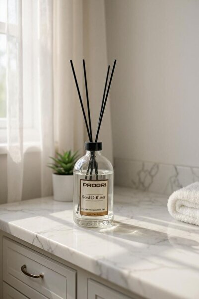 Proori Sandal Ağacı Kokulu Bambu Çubuklu Oda ve Ortam Kokusu Esansiyel Uçucu ...