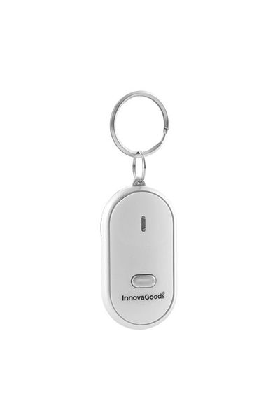 InnovaGoods Key Finder LED Keychain, InnovaGoods, White