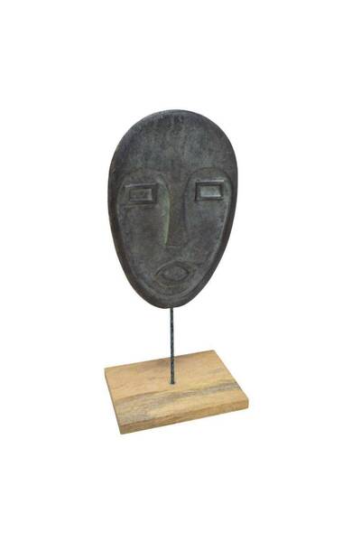 Eglo 427034 "HOKUTA" 45 Cm Yüksekliğinde Alüminyum, Ahşap Dekoratif Obje Biblo