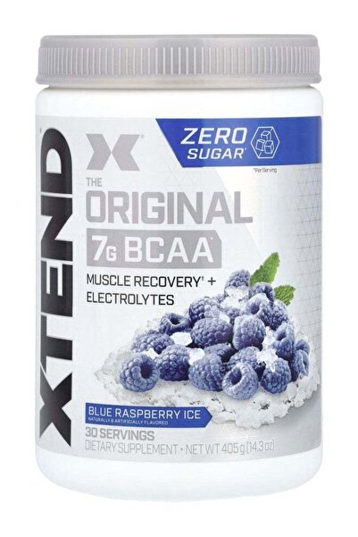 xtend ثلج التوت الأزرق الأصلي 7 جرام BCAA 14.3 أونصة (405 جرام)