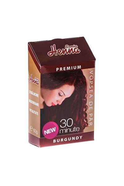 Henna Boya Vopsea de păr, Henna Sonia, Burgundia, 60g