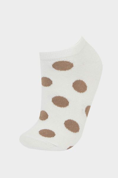 DeFacto Women's 7-Piece Cotton Booties Socks F5635Axns