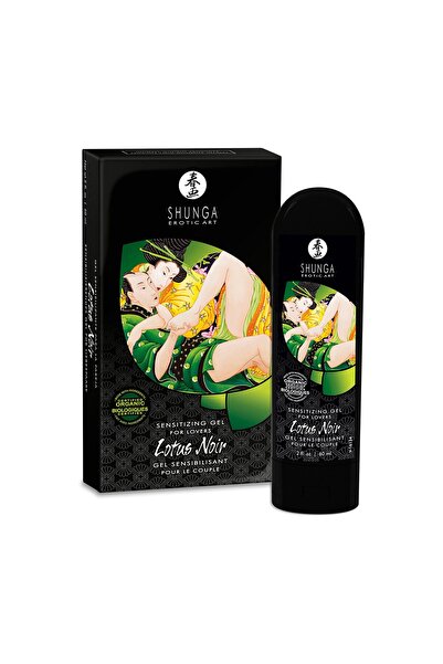 Shunga Gel sensibilizant, Lotus Noir, 60 ml