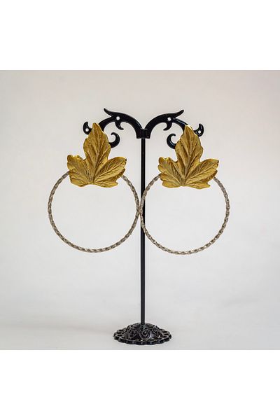 CHARM "Golden Maple" Earrings – Autumn Leaf