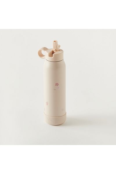 Citron Ballerina Print Stainless Steel Water Bottle - 350 ml