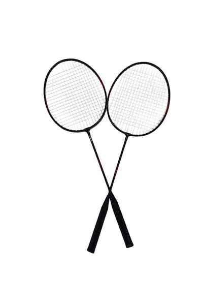 OEM Set 2 rachete de badminton cu 1 volan și capac albastru