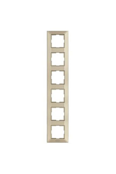 PANASONIC 6-Gang Vertical Frame Bronze Arkedia Slim Panasonic