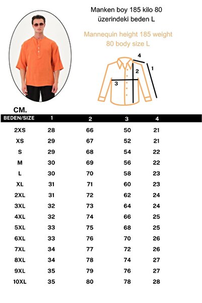 RELAXL 100% βαμβακερή μουσελίνα Oversize καλοκαιρινό πορτοκαλί πουκάμισο με πέτο με λεπτό μανίκι