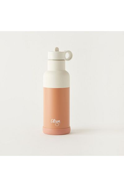 Citron Solid Stainless Steel Sipper Water Bottle with Screw Lid - 500 ml6 -Month Warranty
