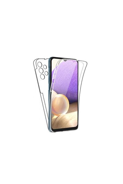 ALC MOBILE Protective case compatible with Samsung Galaxy A33 5G PC and Glass 360, front and back