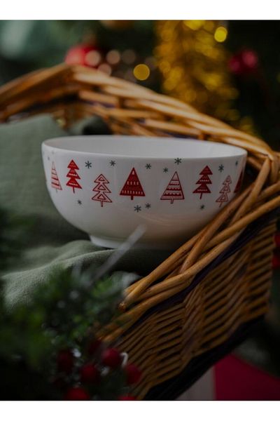 KÜBRAHOME'S Acar Santa 3 Piece Bowl -Mug Set