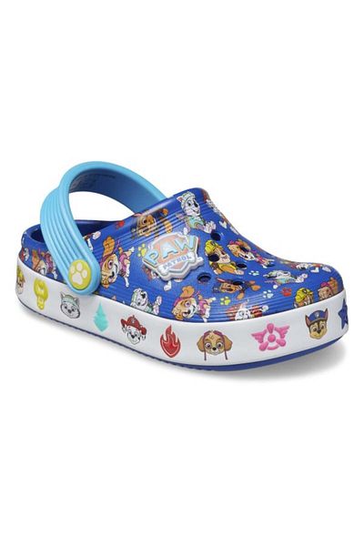 Crocs Saboti Sabot pentru copii mici, Paw Patrol, pentru teren accidentat - Albastru