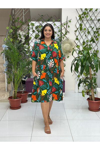 Punta Otantik Vn19124 Viscose Venice Dress