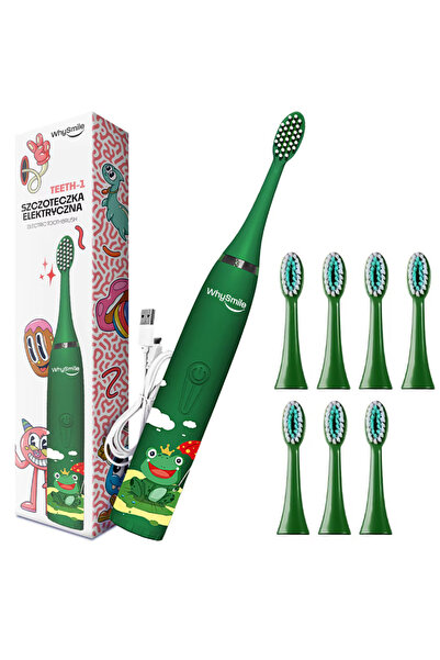 WhySmile Periuță de dinți electrică reîncărcabilă sonică pentru copii, 32000 ...