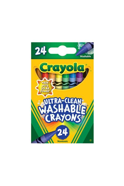 Crayola 24-Piece Nontoxic Ultra-Clean Washable Crayon