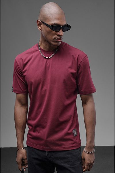 Butik Trend Biz Oversize Fit Crew Neck Cotton T-Shirt