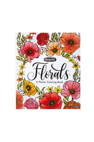Crayola كتاب تلوين الزهور - 40 صفحة