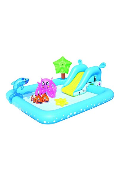 BESTWAY Inflatable Pool BestWay - Aquarium, 2.39 x 2.06 x 0.86 m