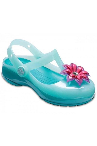 Crocs Saboti Crocs Isabella Emb Clog PS 20-21 EU - C5 US Verde - Mint