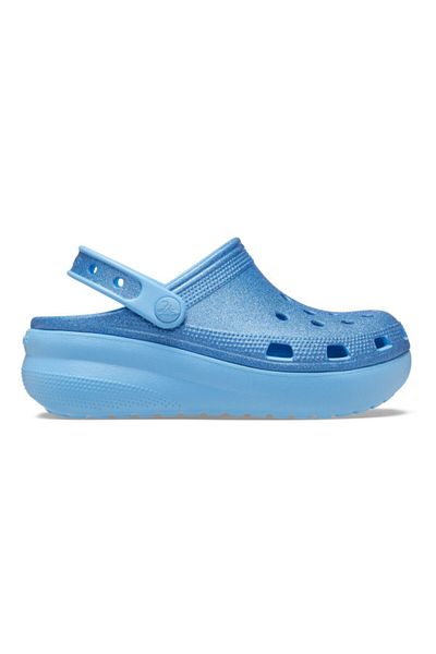 Crocs Saboți Crocs Classic Glitter Cutie Clog Kids 29-30 EU - C12 US Albastru - Oxygen