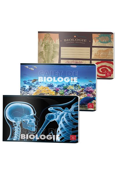 PIGNA Biology Notebook, Size 17x24cm, 24 Sheets, Polychrome,