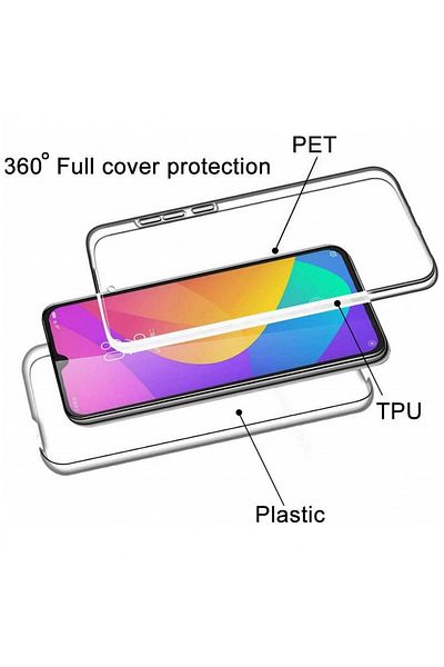 ALC MOBILE 360 case compatible with Xiaomi Redmi Note 11 (front - back) Transparent - ALC®