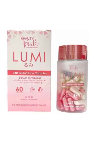 Beauty Vault Lumi Glutathione Whitening (60 Capsules)