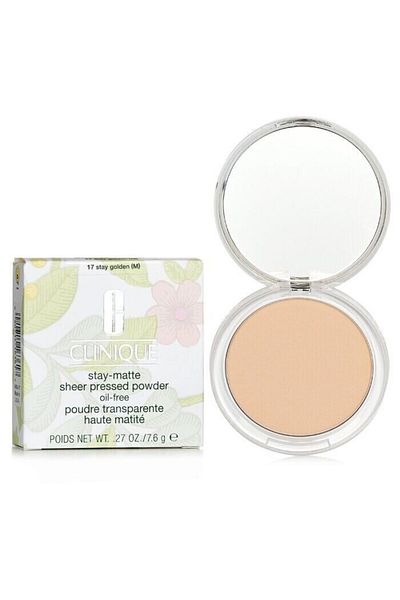 Clinique Stay-Matte Sheer Pressed Powder #17 Stay Golden 7g