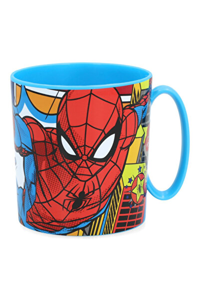 Stor BPA-Free Microwave Safe Plastic Spiderman Arachnid Grid Mug 350 ml