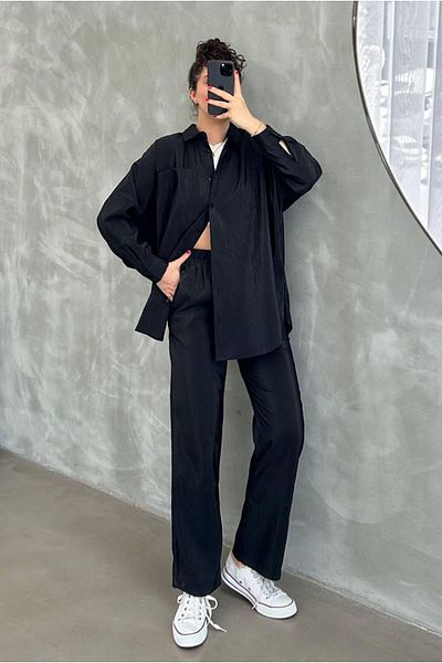 Moda Rosa 25Y7558 - Black - Style Pants Suit