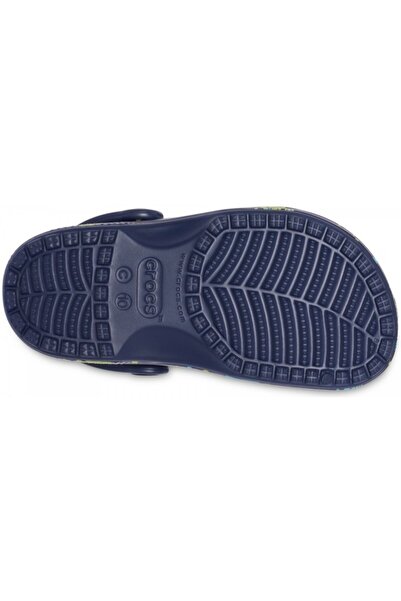 Crocs Saboți Classic Monster Print Clog - Bleumarin