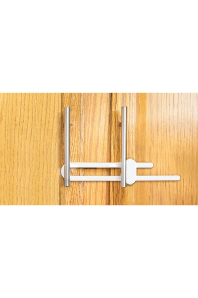 Dreambaby 2-Piece Extra Long Modern Profile Easy-to-Install Slim-Line Slide Locks