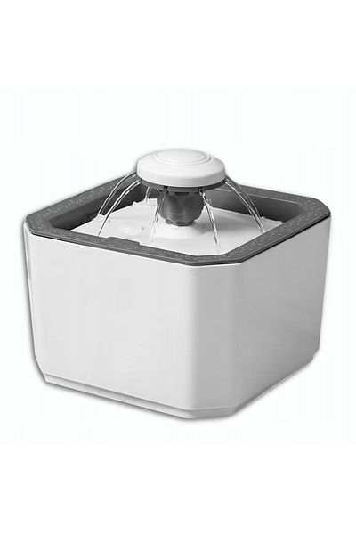 NewEvo dozator de apă de tip fântână, ultra-sensibil pentru câini și pisici, cu filtru de carbon activ