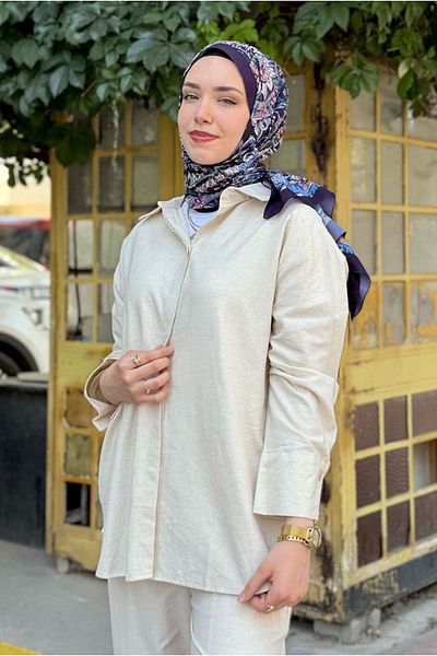 Moda Rosa 25Y7556 - Beige - Linen Basic Set