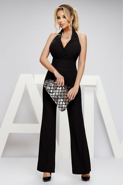 Atmosphere Fashion Sexy black jumpsuit with bare back