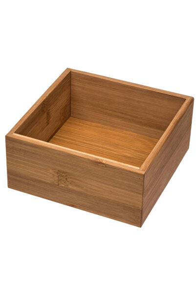 Five Simply Smart منظم تخزين صديق للبيئة ومنظم وموفر للمساحة مصنوع من الخيزران