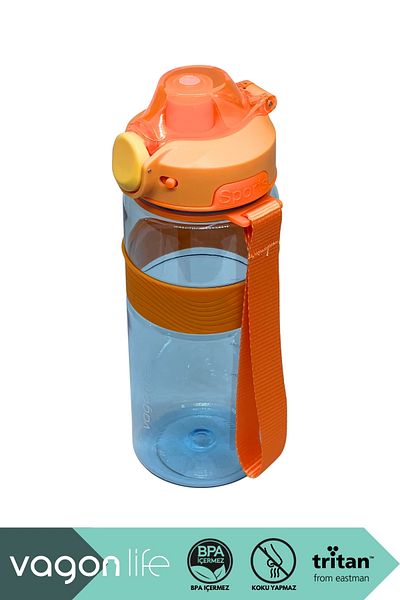 Vagonlife 800ml New Collection Comfortable Drinking Tritan Water Bottle with Hand Strap and Locking Lid