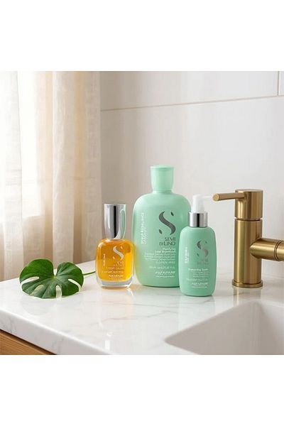 Alfaparf Milano Set Reechilibrare Scalp – Șampon Anti-Mătreață 250ml + Tonic 125ml + Ulei Cristalli 15ml