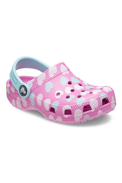 Crocs Saboti Crocs Classic Toddler Easy Icon Clog 19-20 EU - C4 US Roz - Taffy Pink/Multi