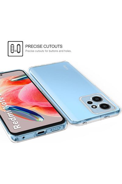 ALC MOBILE 360 case compatible with Xiaomi Redmi Note 12 4G - V2 Transparent front and back